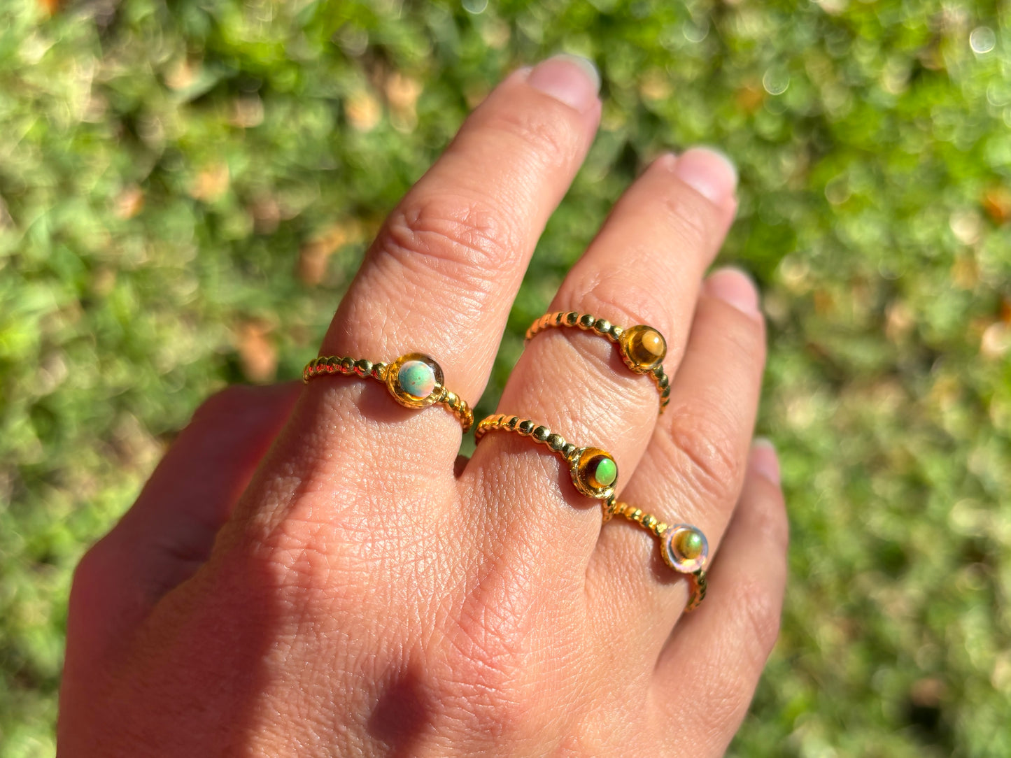 Color Changing Tigers Eye Mood Ring