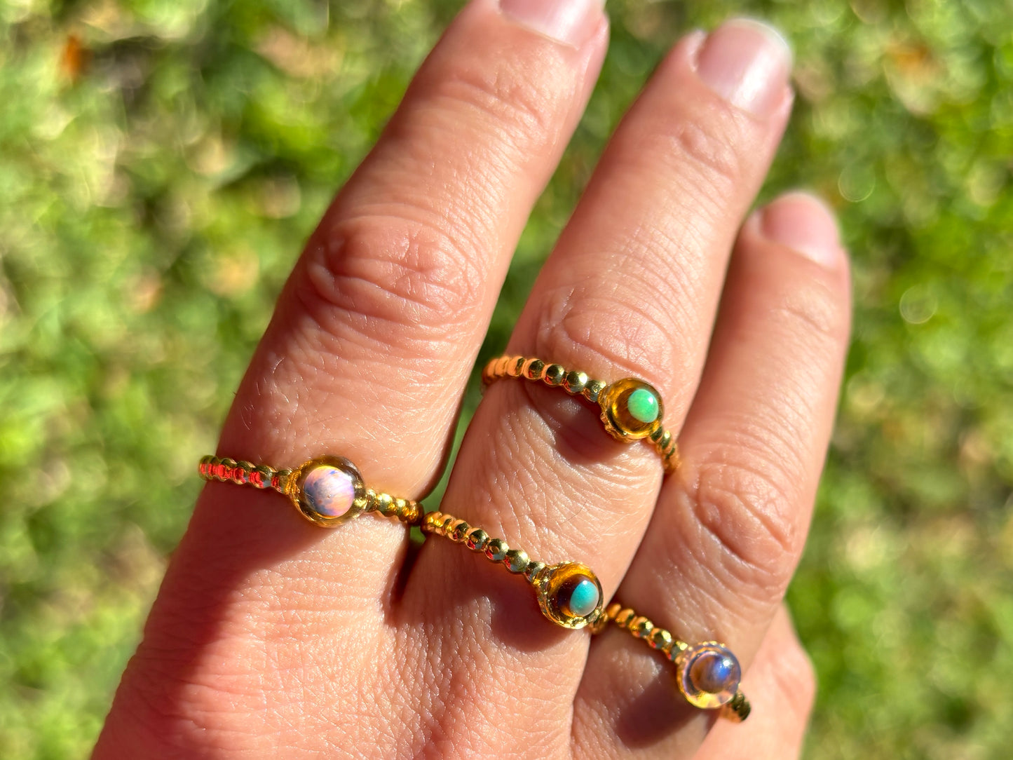 Color Changing Tigers Eye Mood Ring