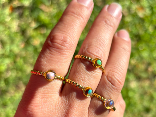 Color Changing Tigers Eye Mood Ring