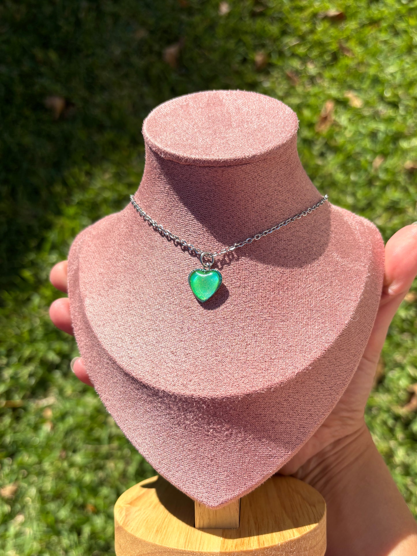 Color Changing Heart Pendant