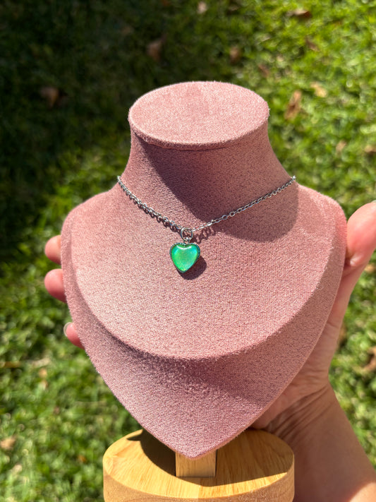 Color Changing Heart Pendant