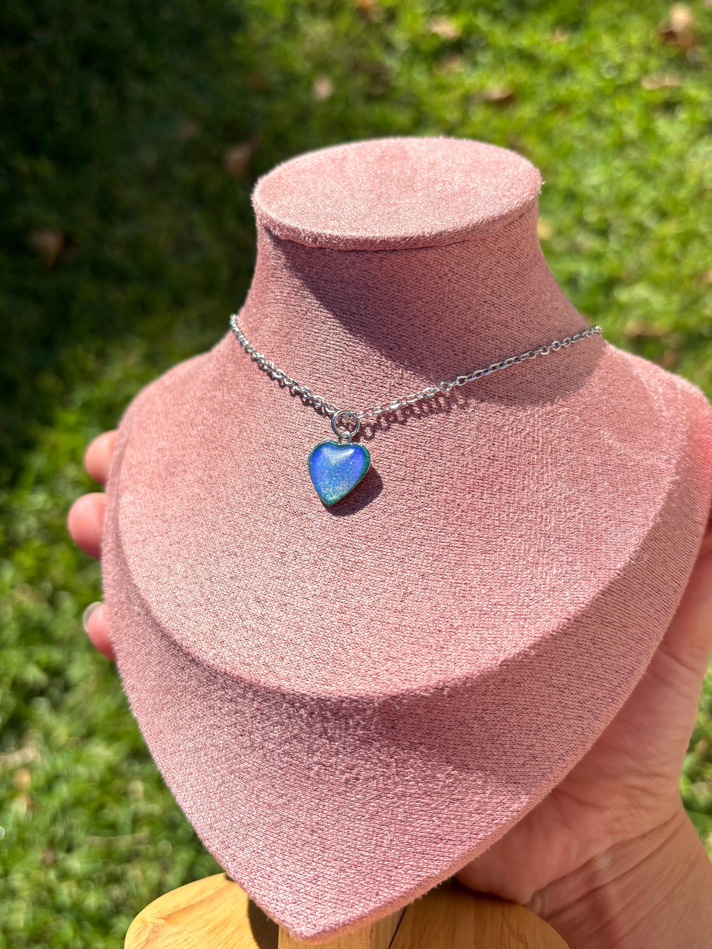 Color Changing Heart Pendant