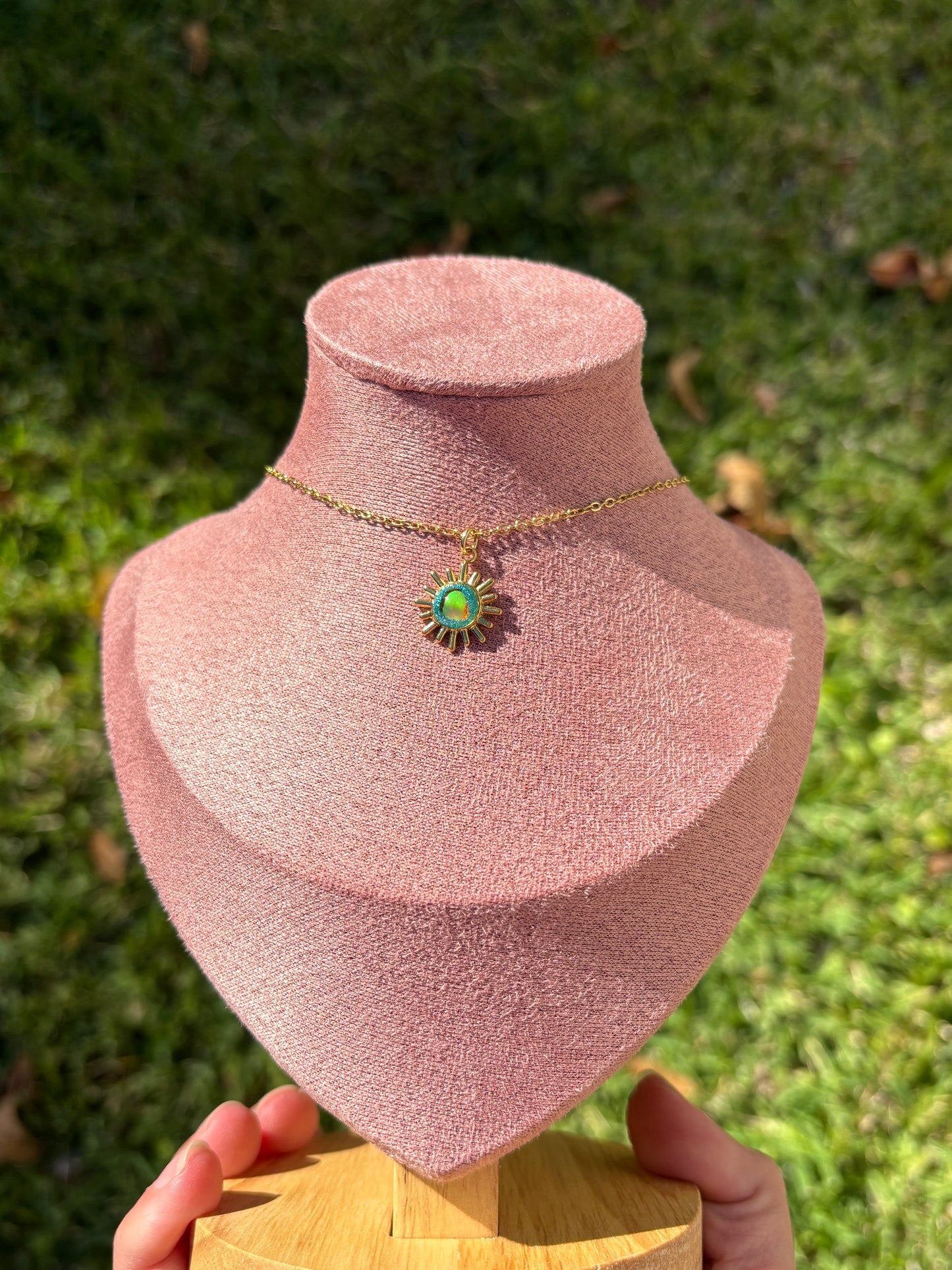 Mood Sea Glass™ Sun Pendant