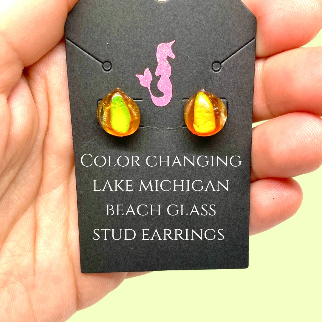 Mood Sea Glass™ Stud Earrings